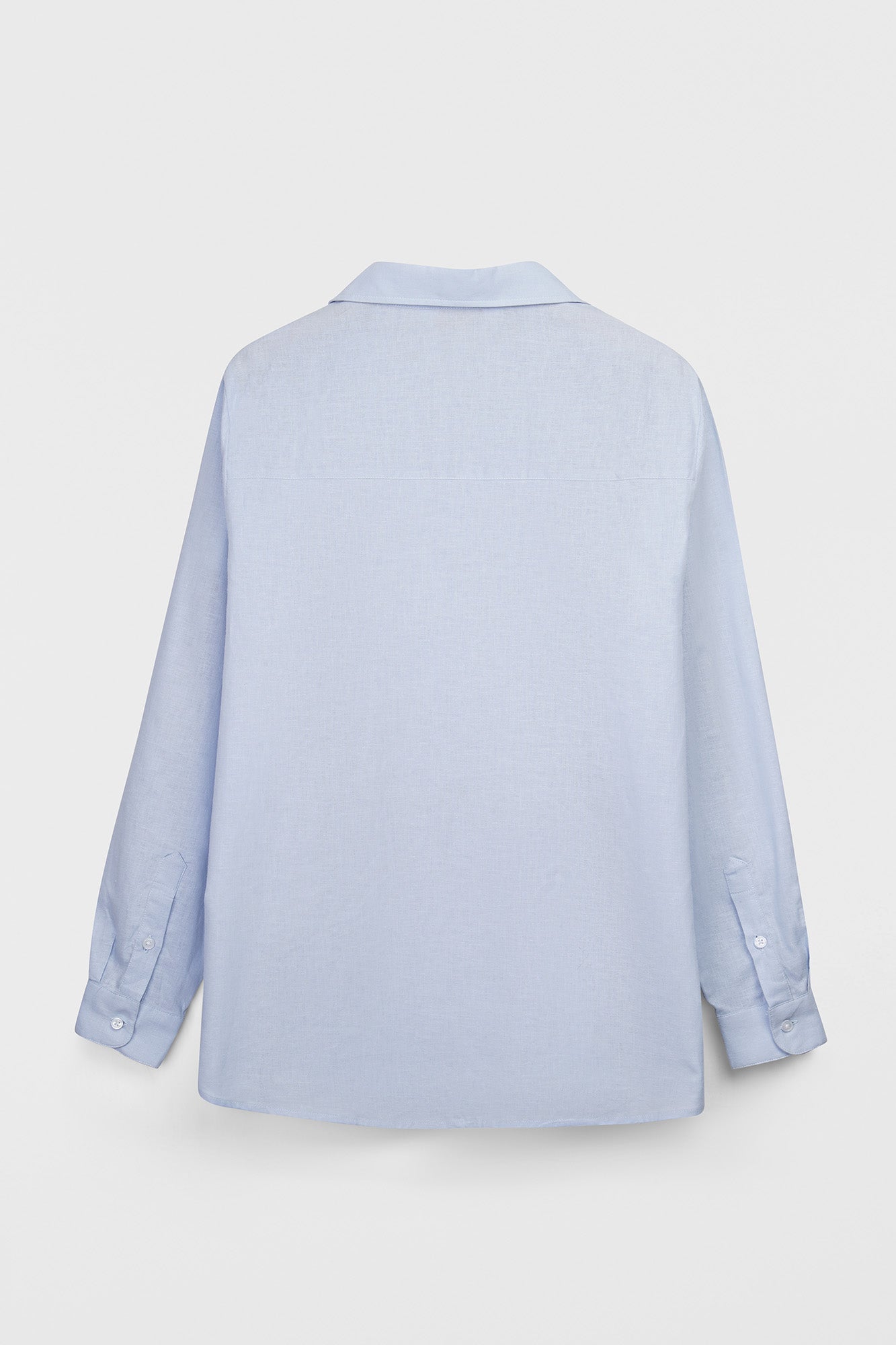 Light Blue Linen Cotton Shirt