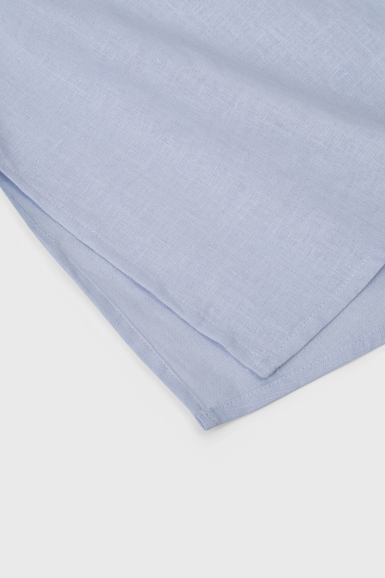 Light Blue Linen Cotton Shirt