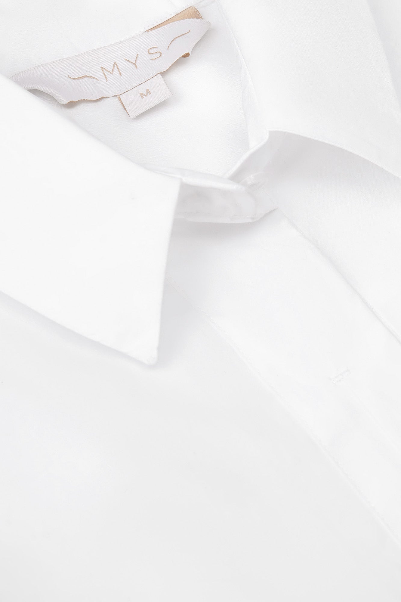 White Oversized Back Tie Shirt
