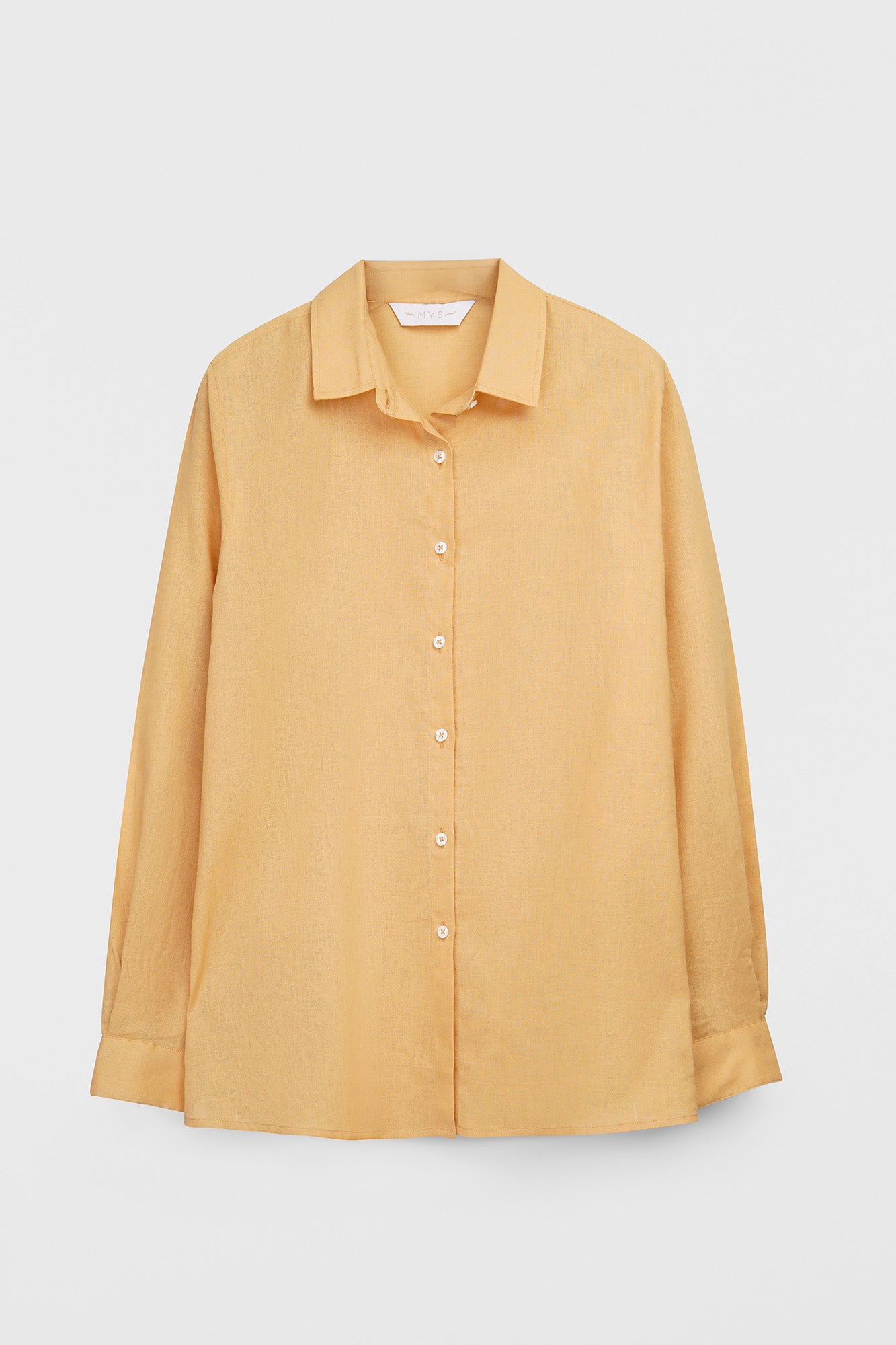 Mustard Linen Cotton Shirt