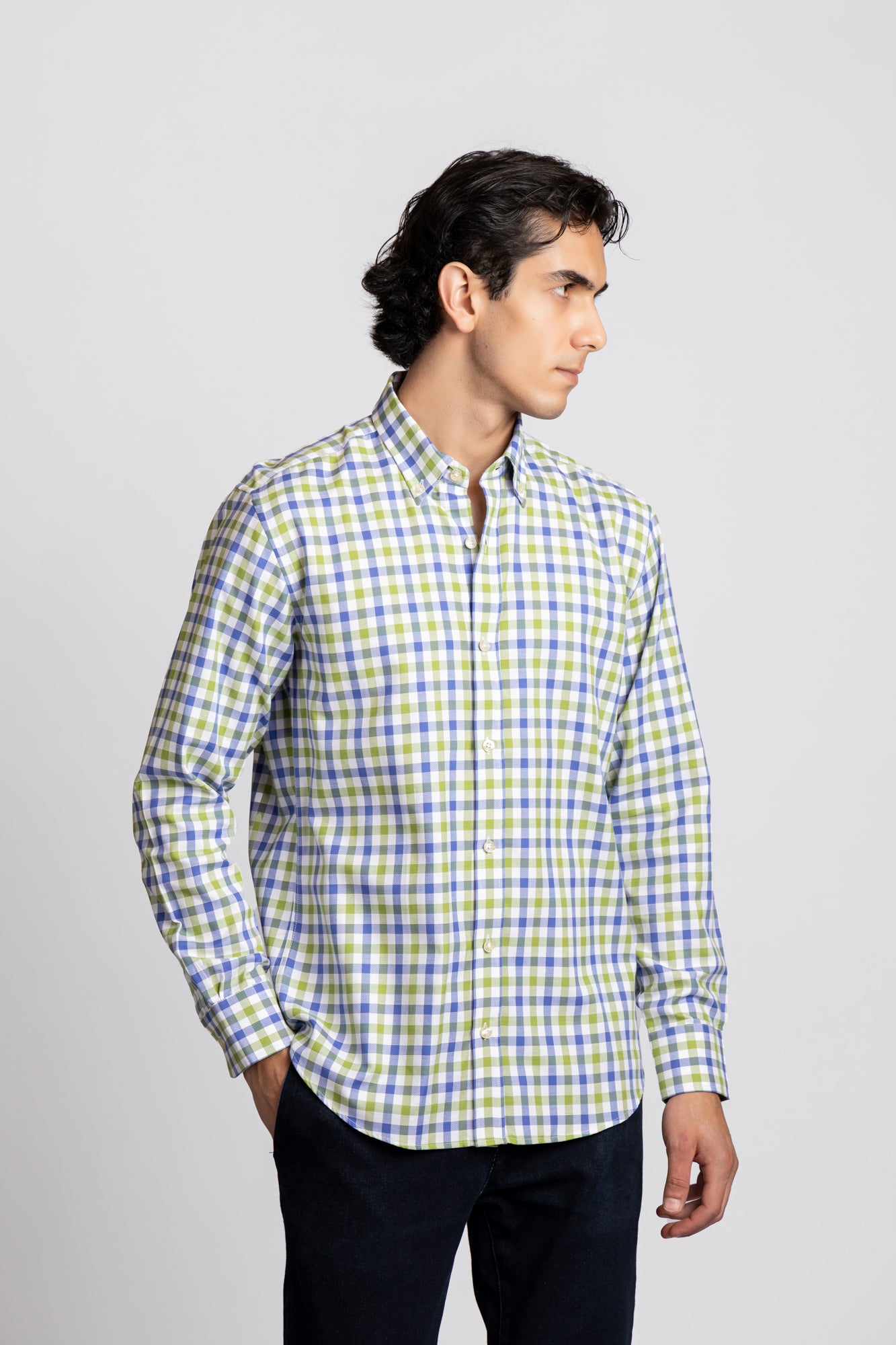 Checkered Oxford Shirt