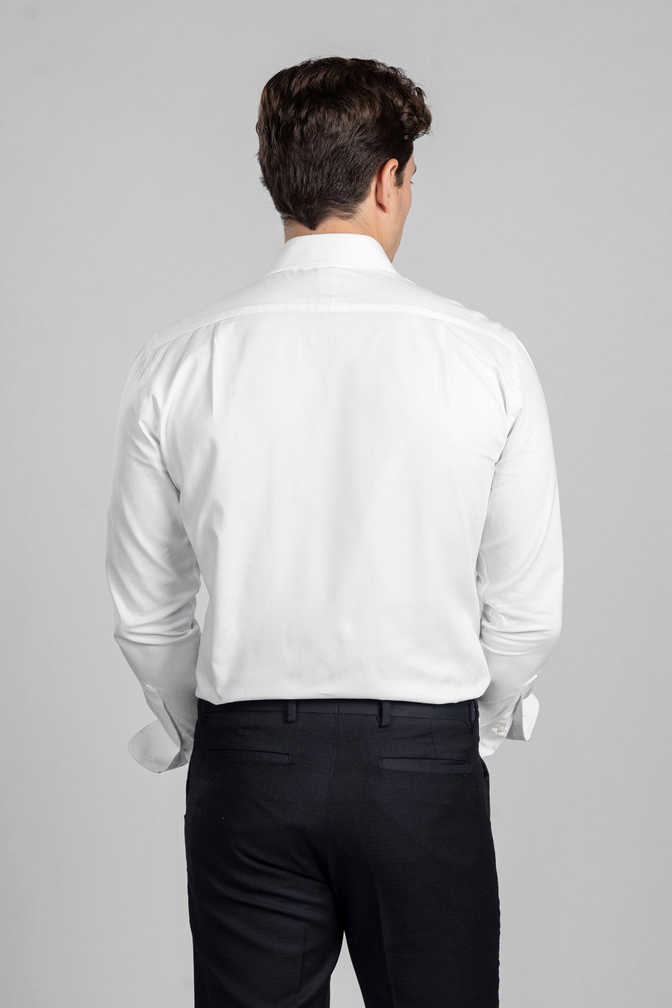 White Oxford Cutaway Shirt - Regular Fit