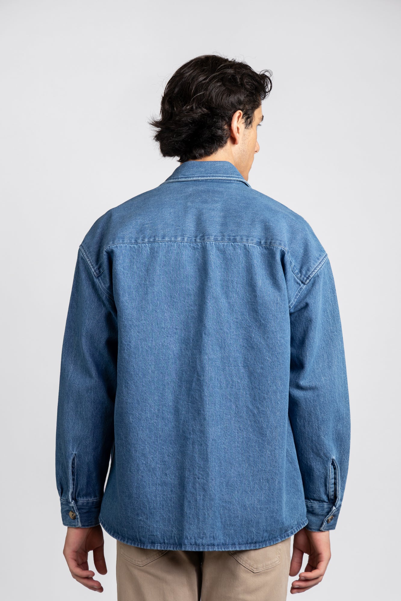 Medium Blue Denim Overshirt