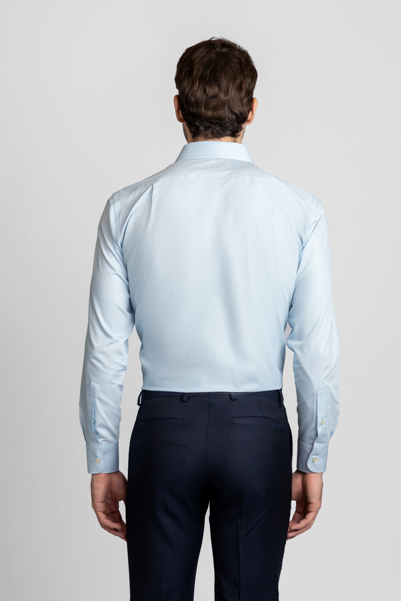 Light Blue Poplin Shirt - Regular Fit