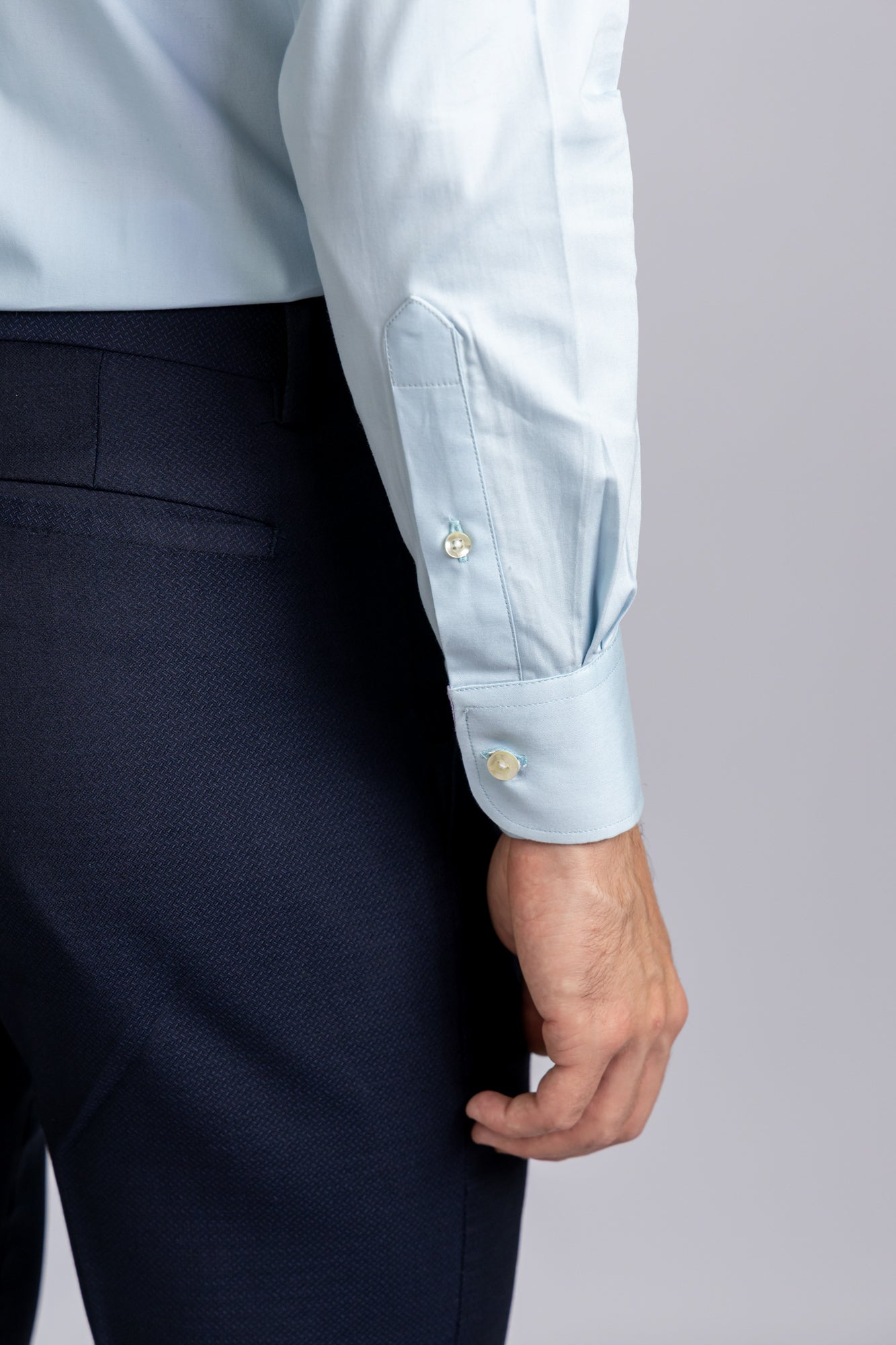Light Blue Poplin Shirt - Regular Fit