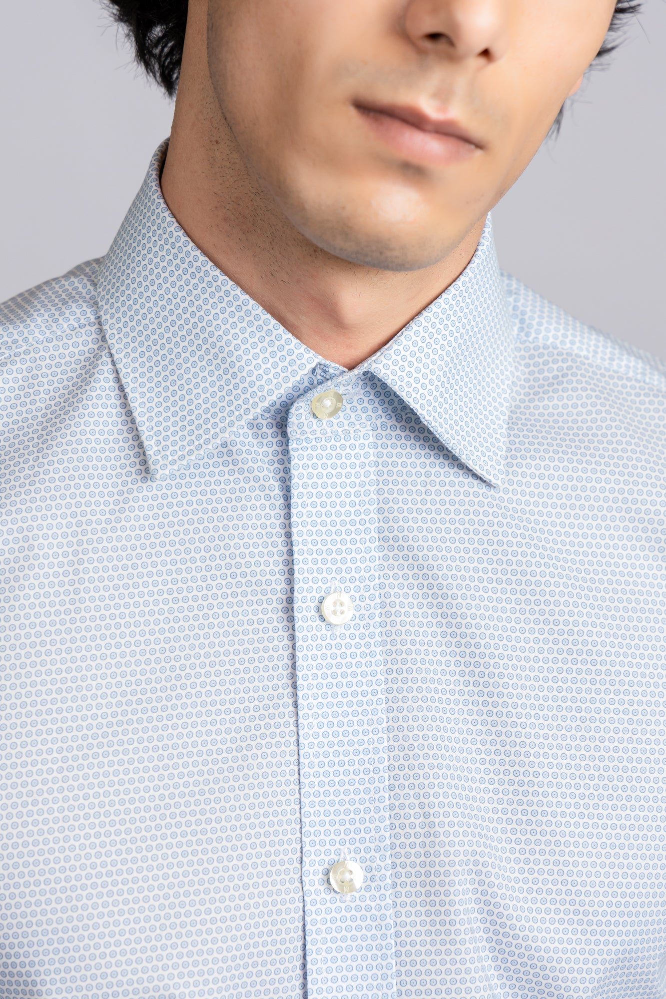 Printed Poplin Stretch Shirt