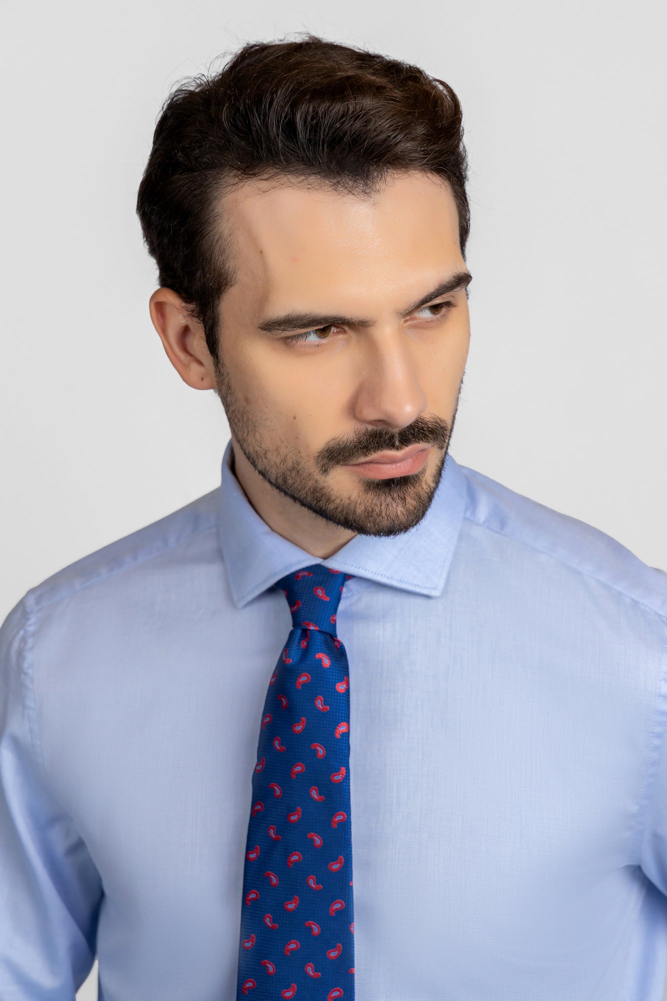 Blue Filafil Shirt - Slim Fit