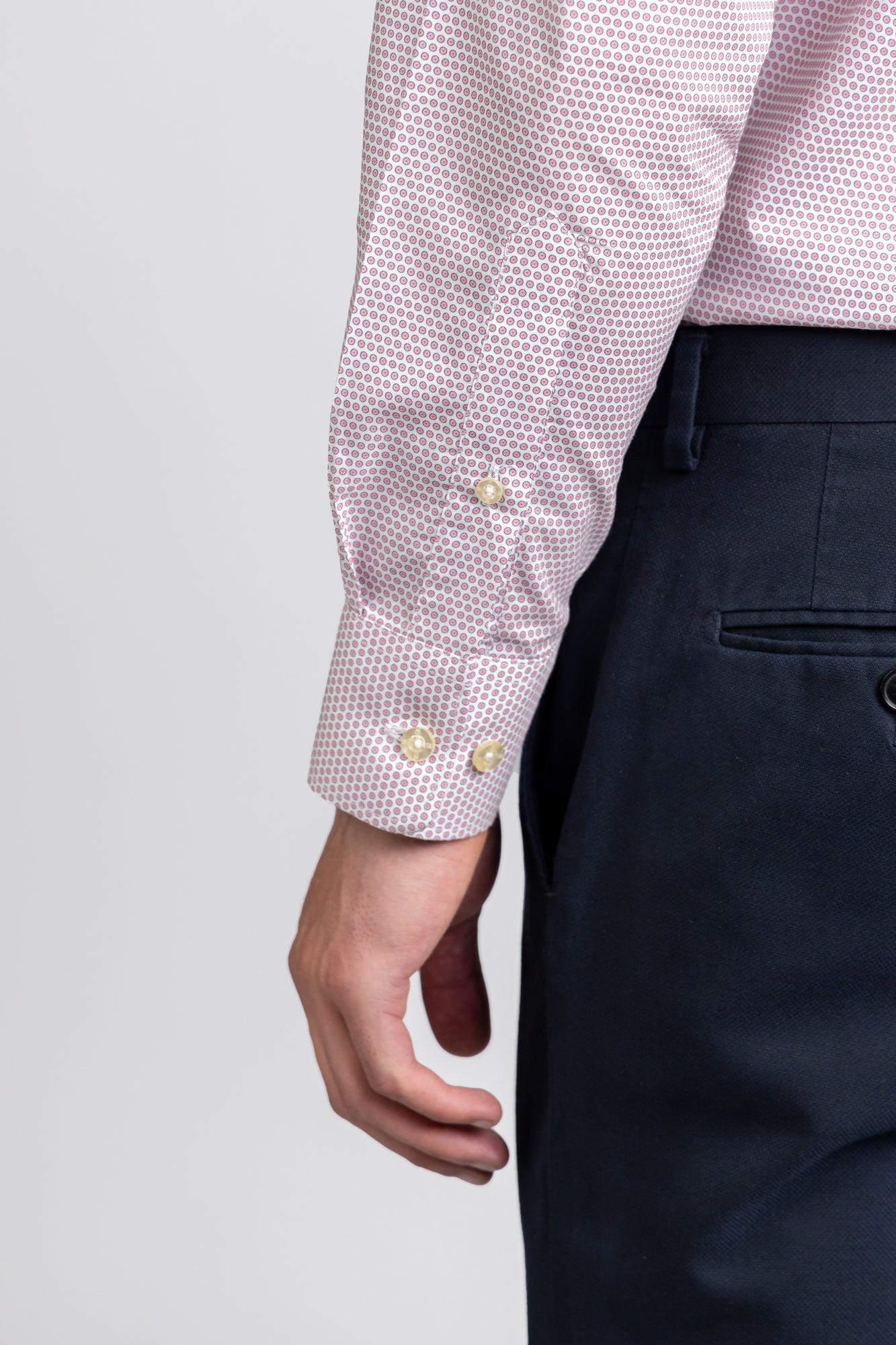 Printed Poplin Stretch Shirt