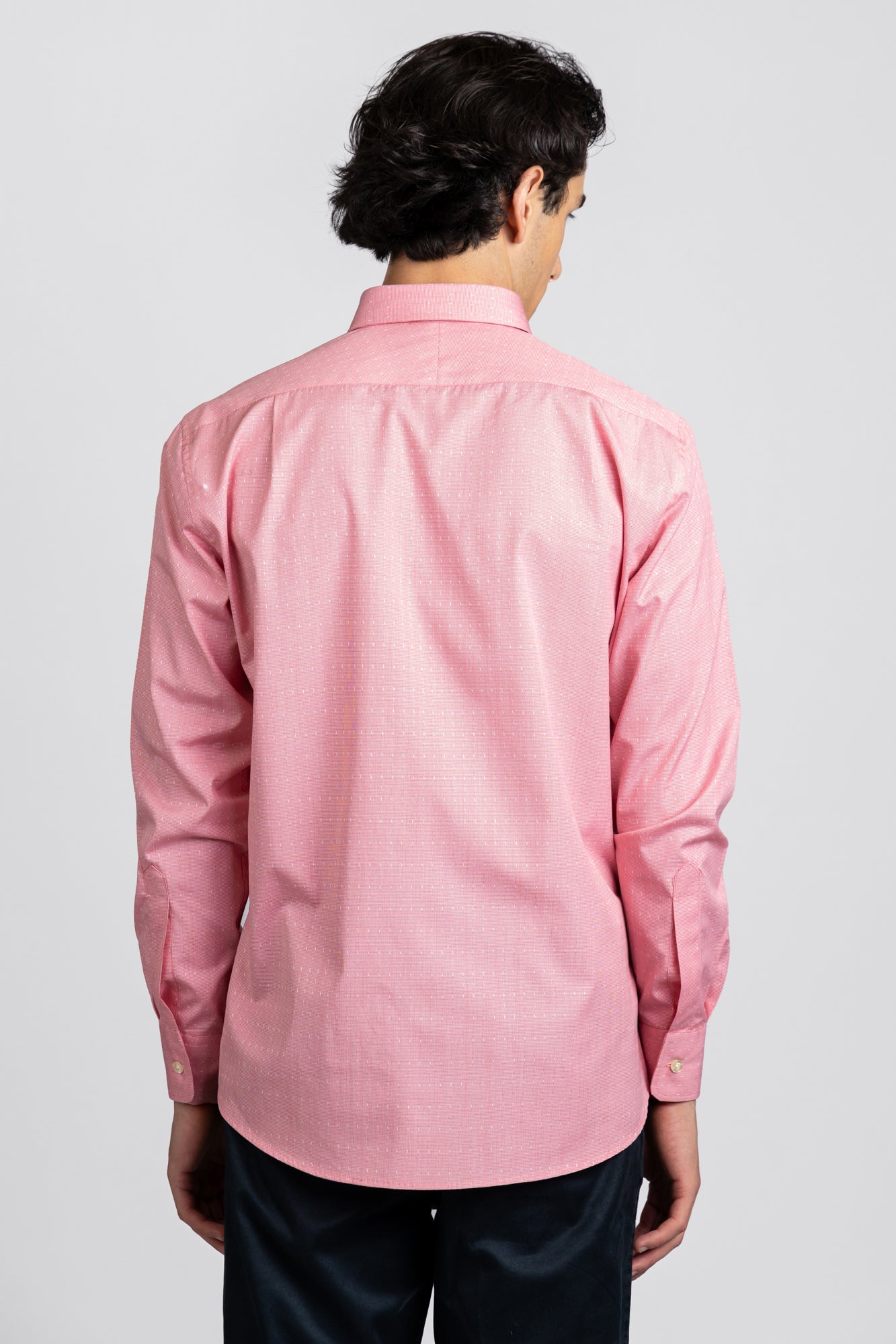 Red Detailed Oxford Shirt