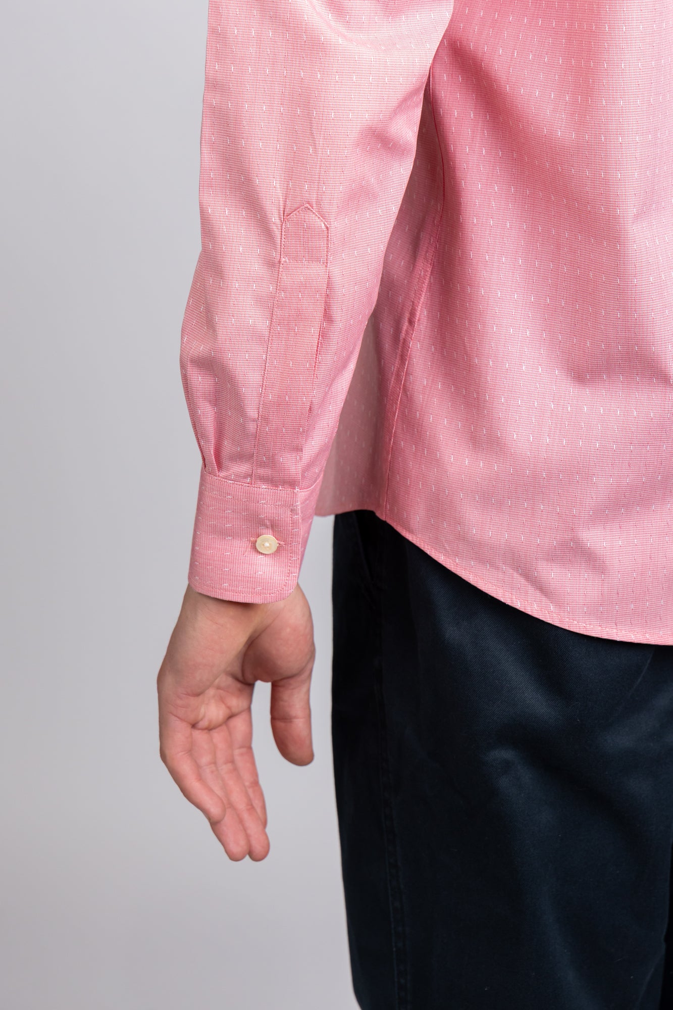 Red Detailed Oxford Shirt