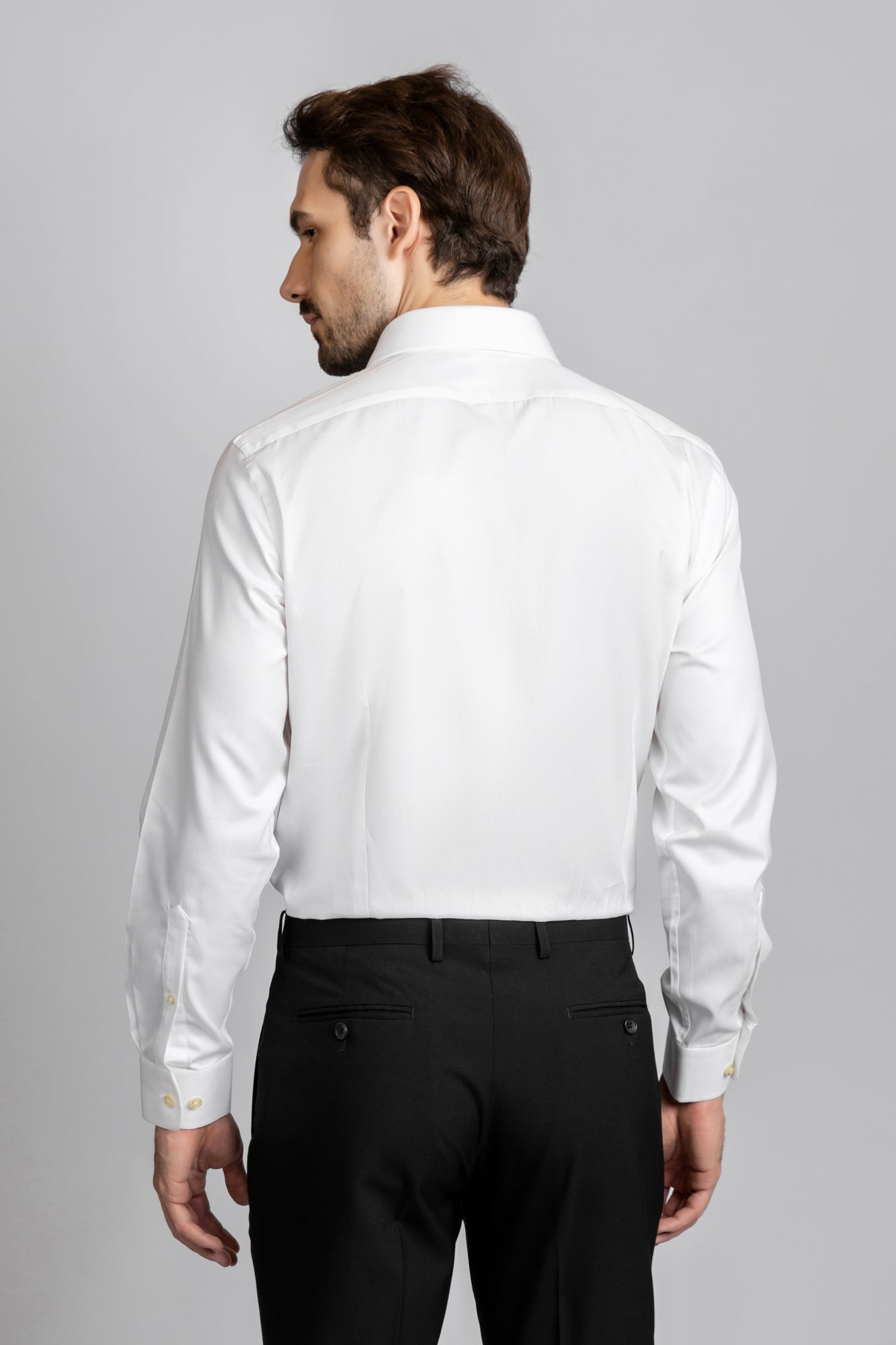 White Twill Shirt - Slim Fit