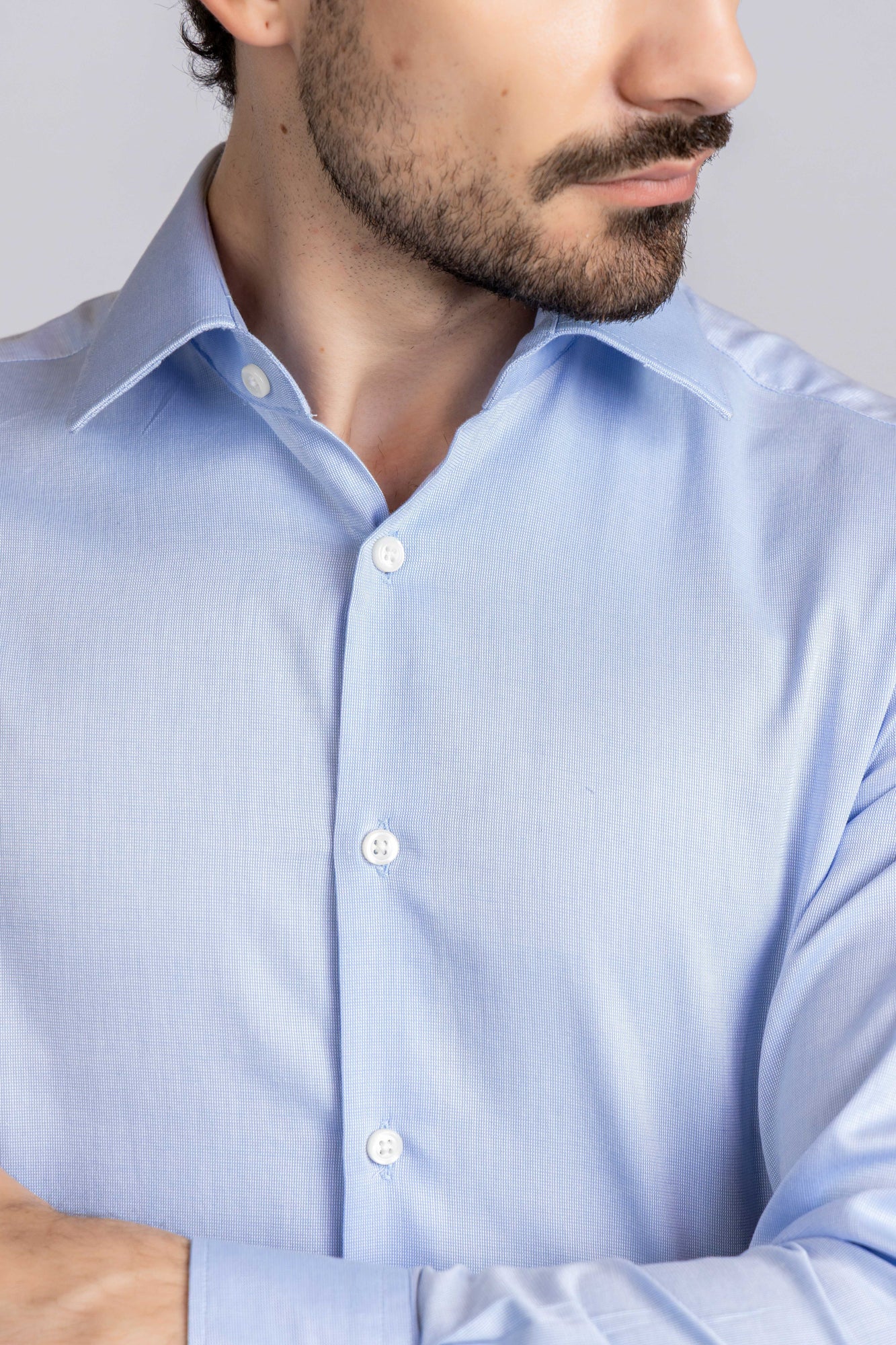 Blue Filafil Shirt - Slim Fit