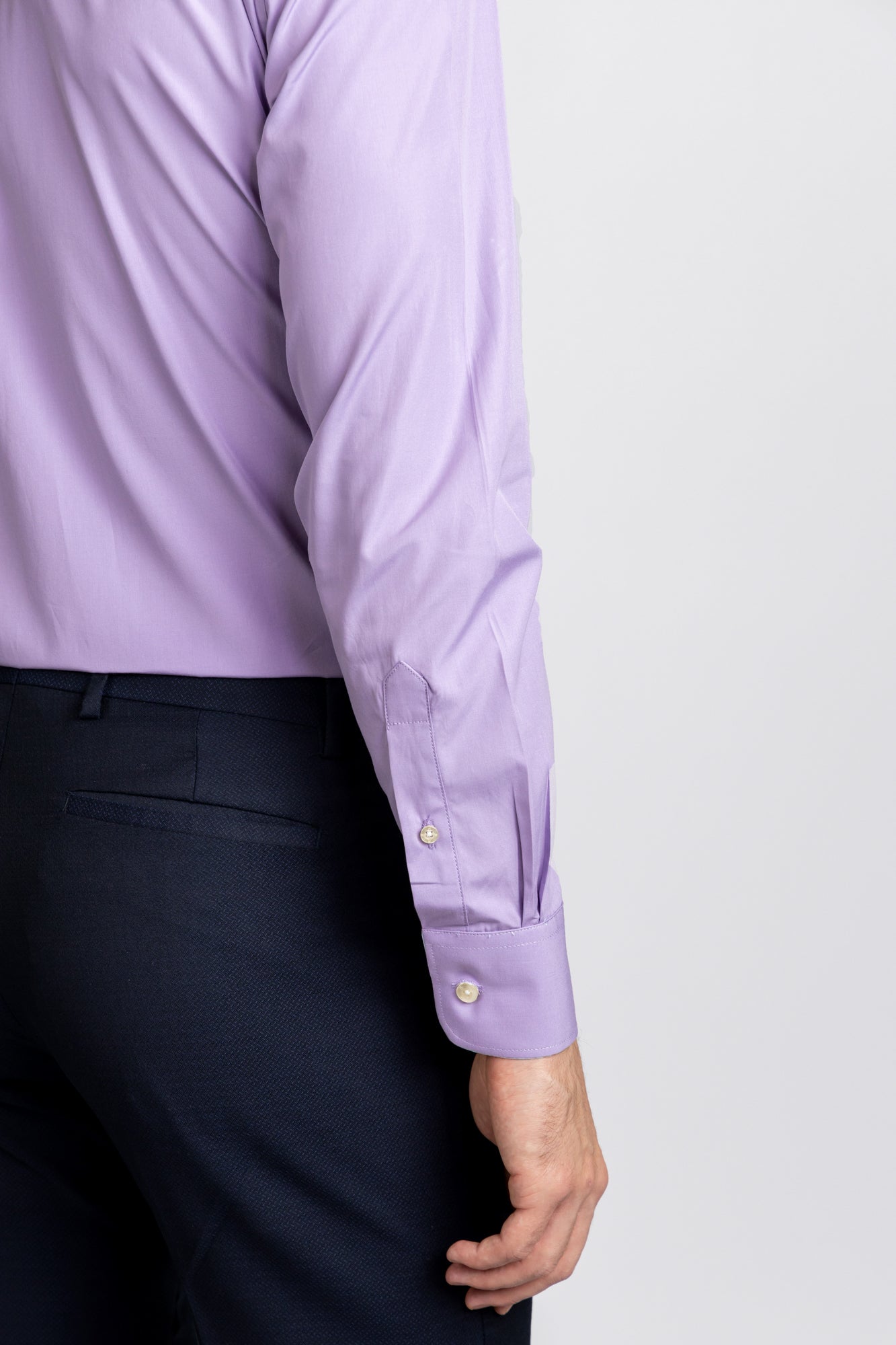 Lilac Poplin Shirt - Regular Fit