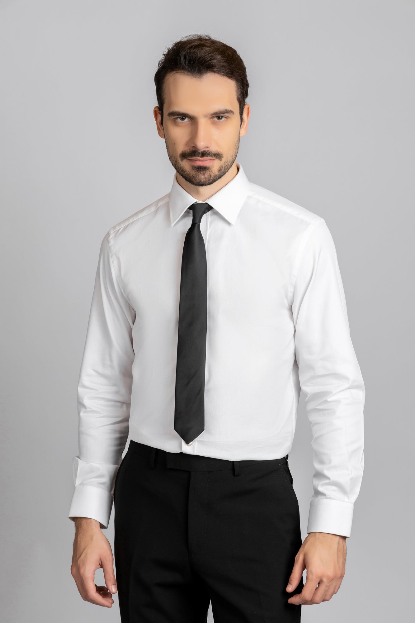 White Twill Shirt - Slim Fit