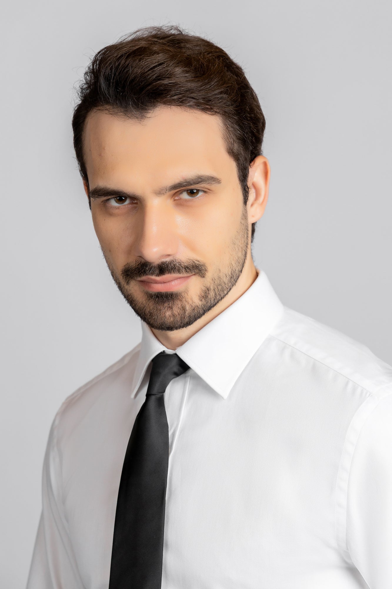 White Twill Shirt - Slim Fit