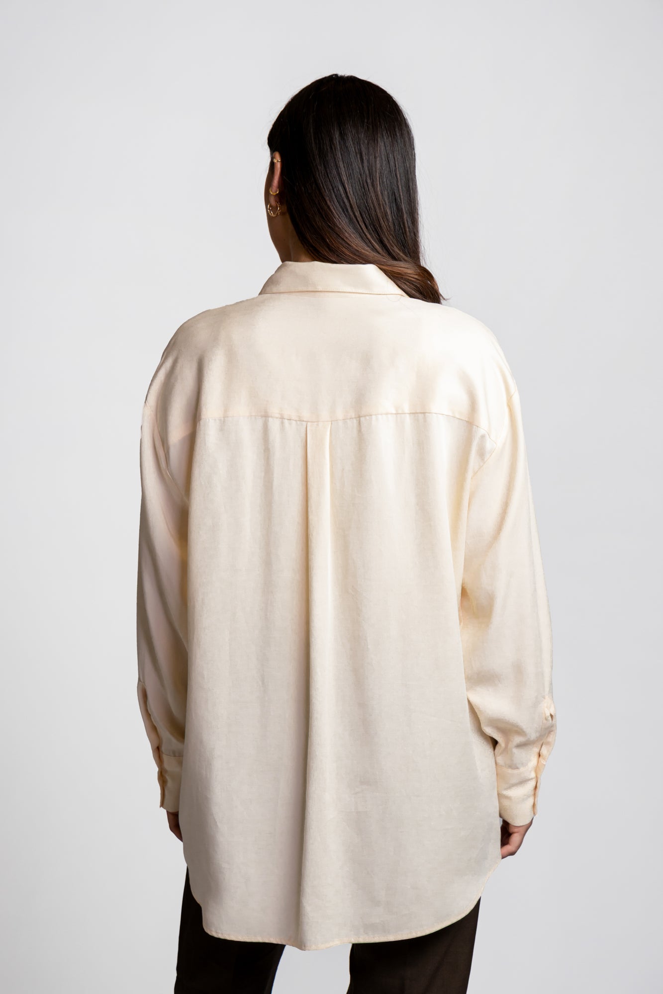 Tencel Shirt with Flap Pockets