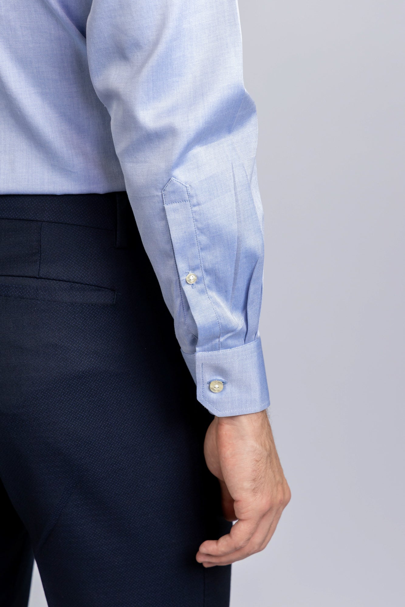 Blue Twill Shirt - Slim Fit