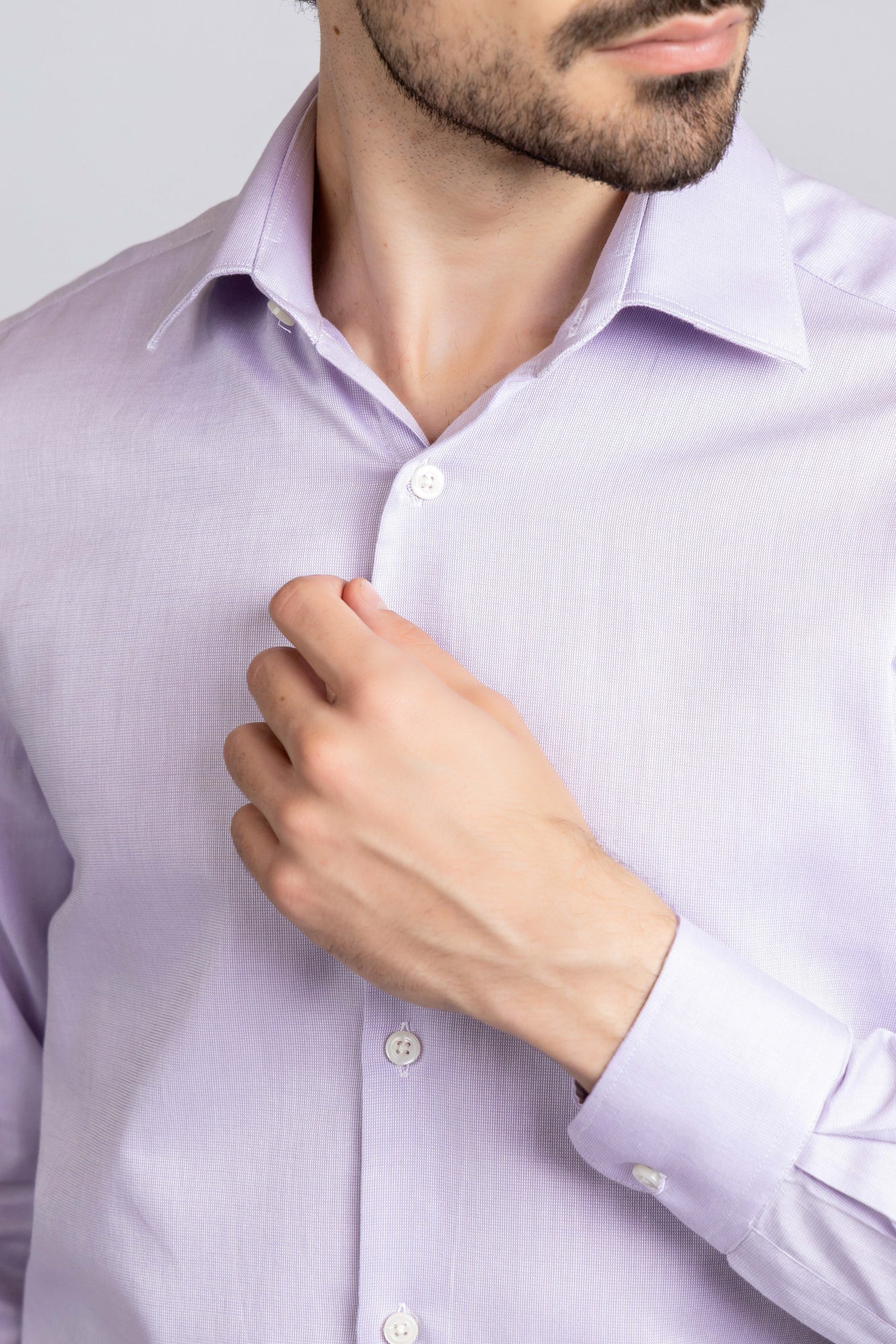 Purple Filafil Shirt - Slim Fit