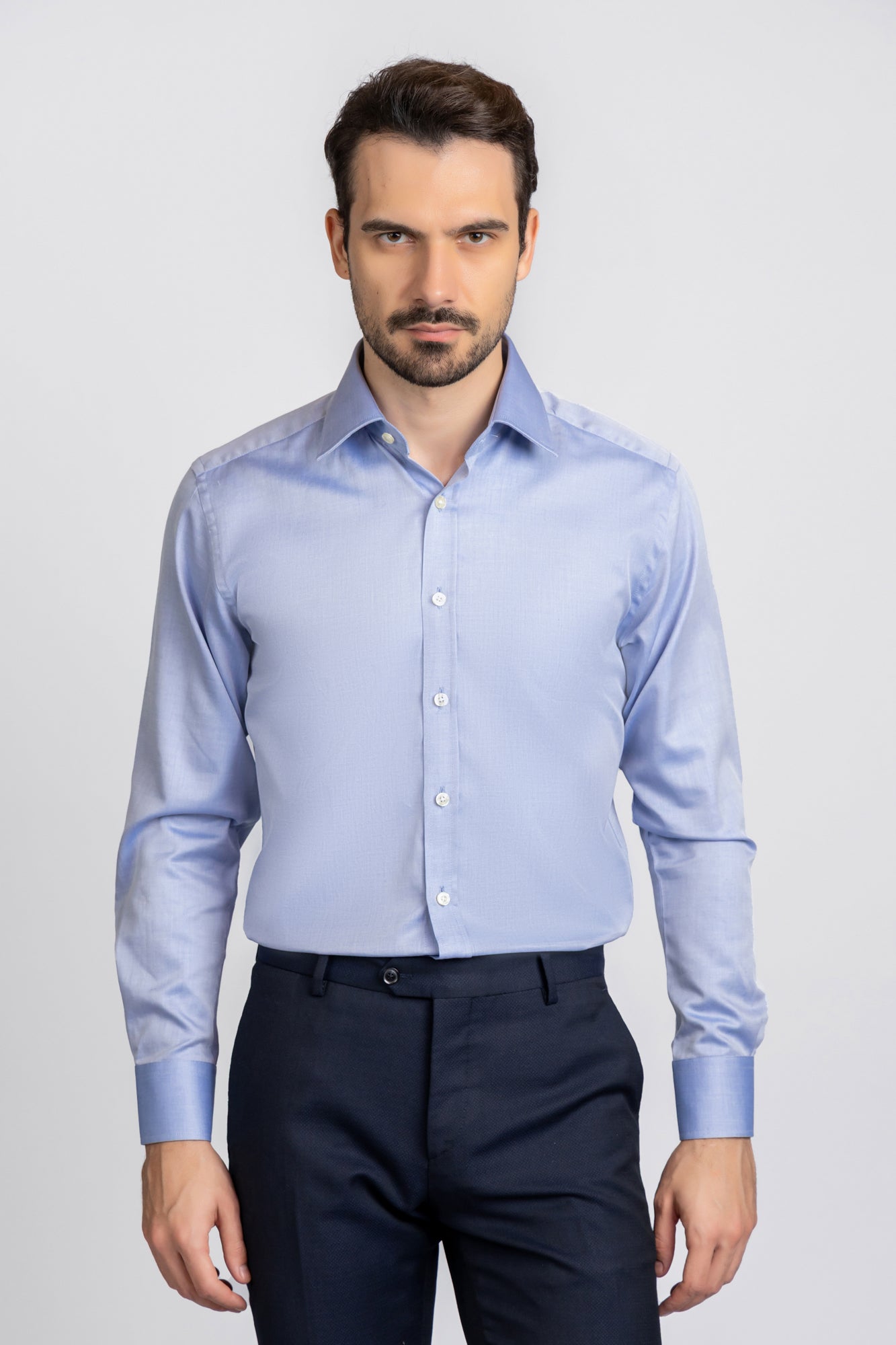Blue Twill Shirt - Regular Fit