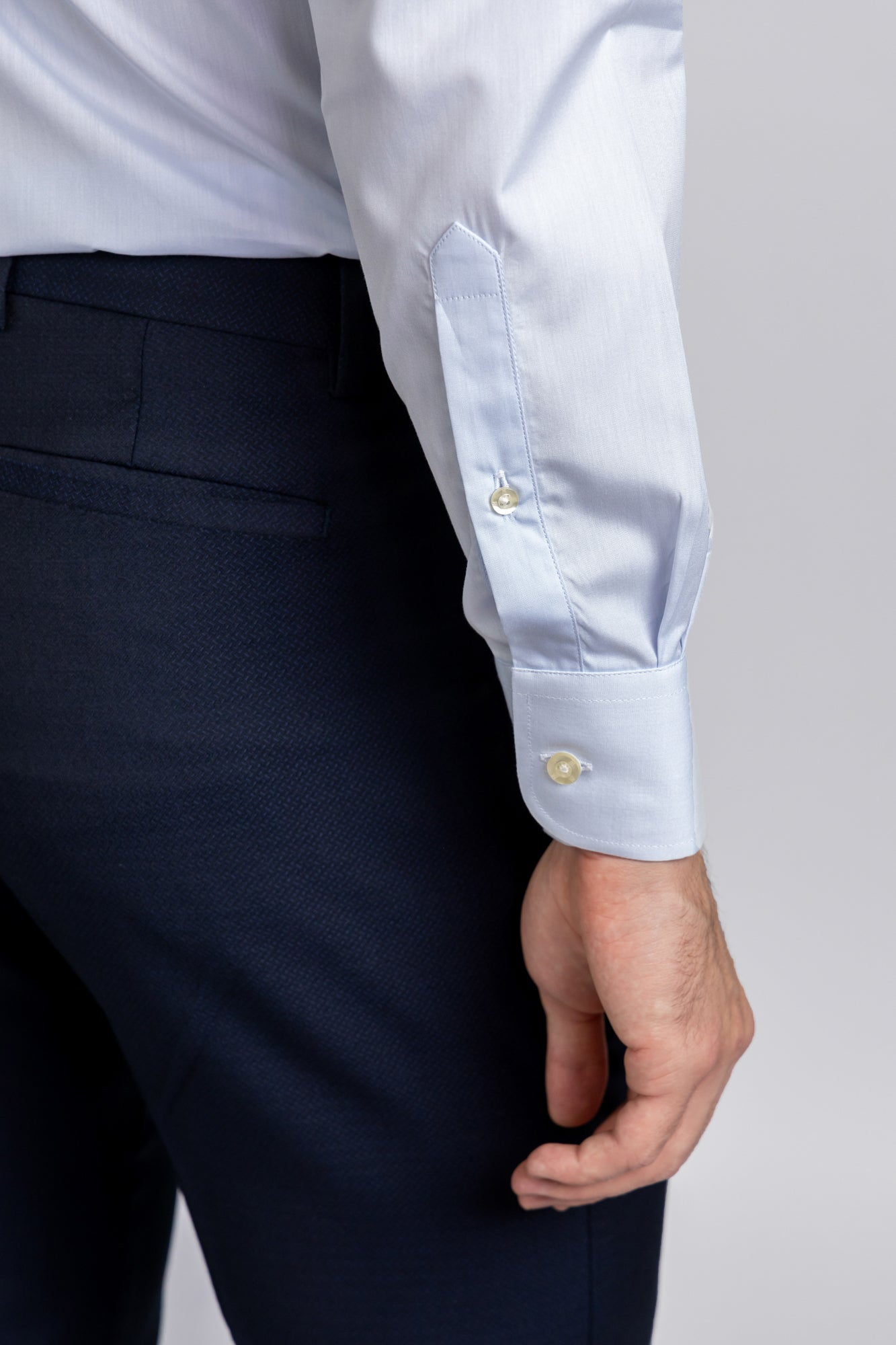 Light Blue Twill Shirt - Regular Fit