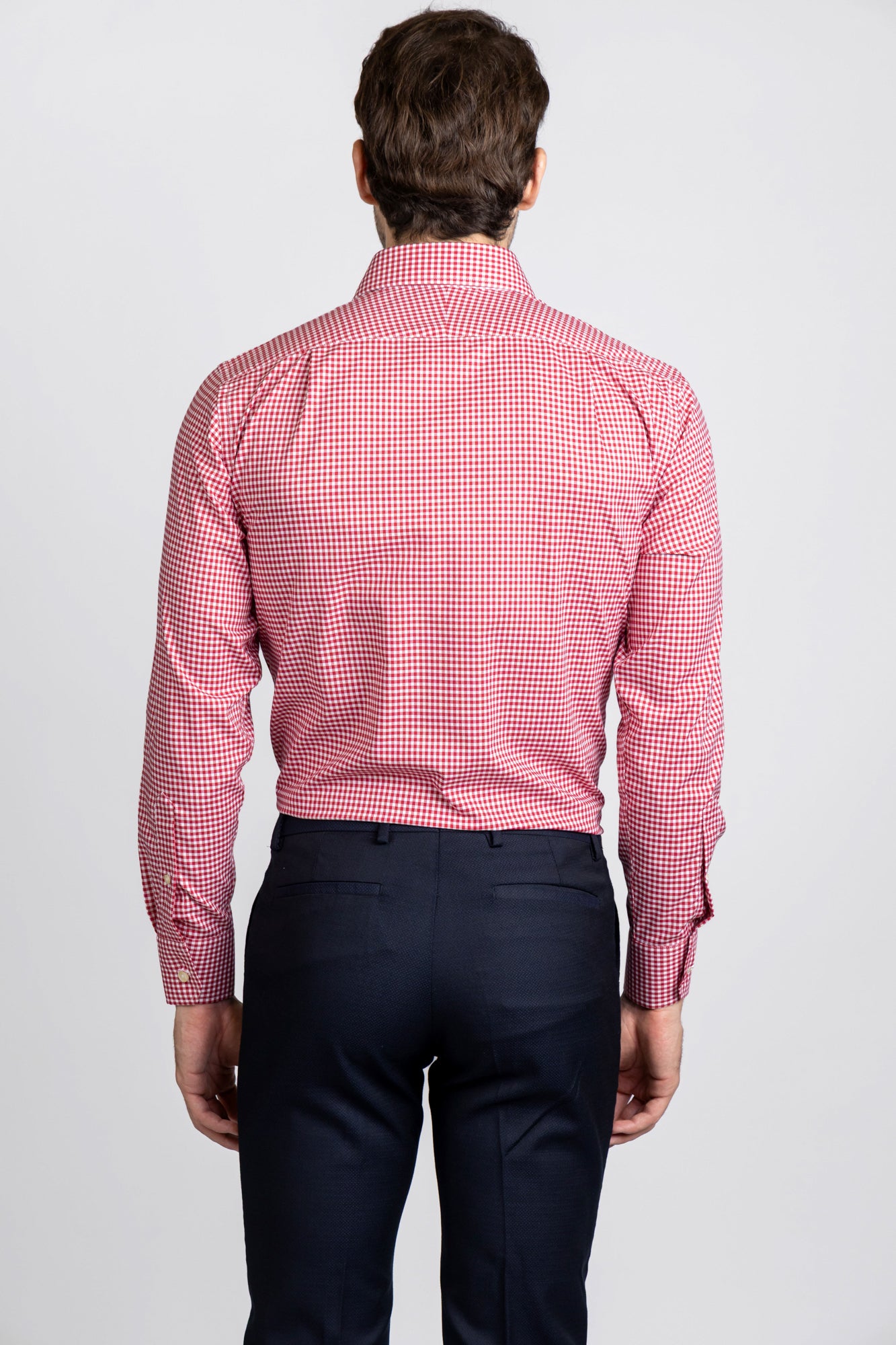 Checkered Poplin Shirt - Regular Fit