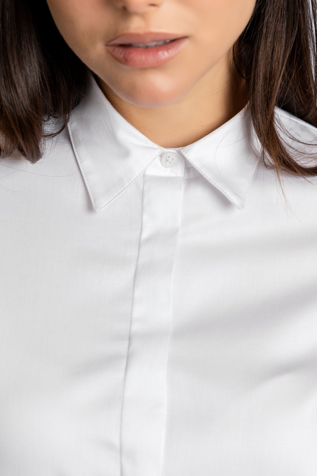 White Tie Cuff Detail Shirt