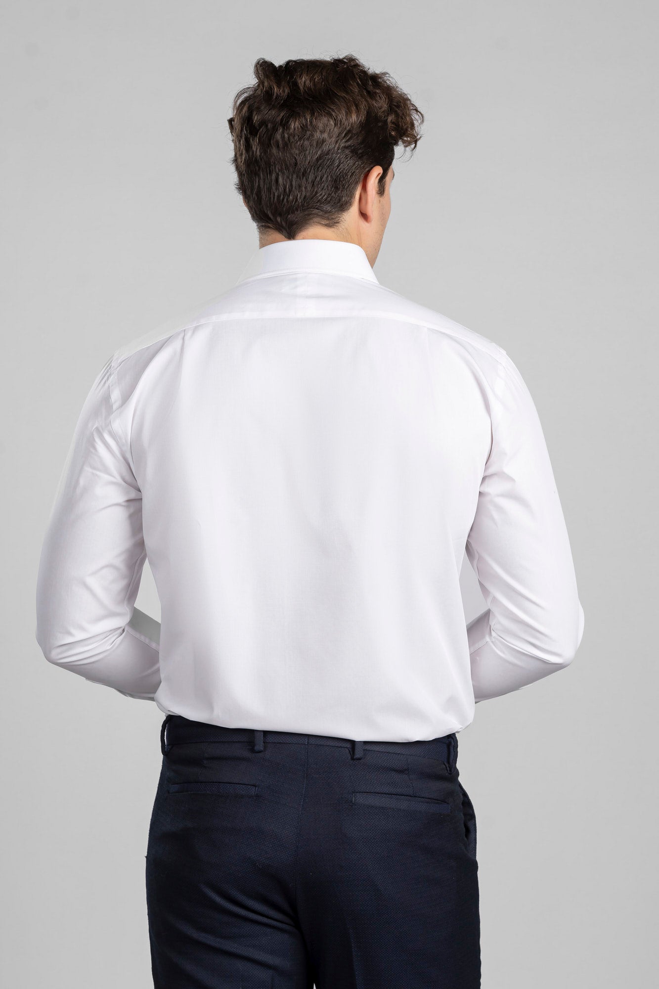 White Poplin Shirt - Regular Fit