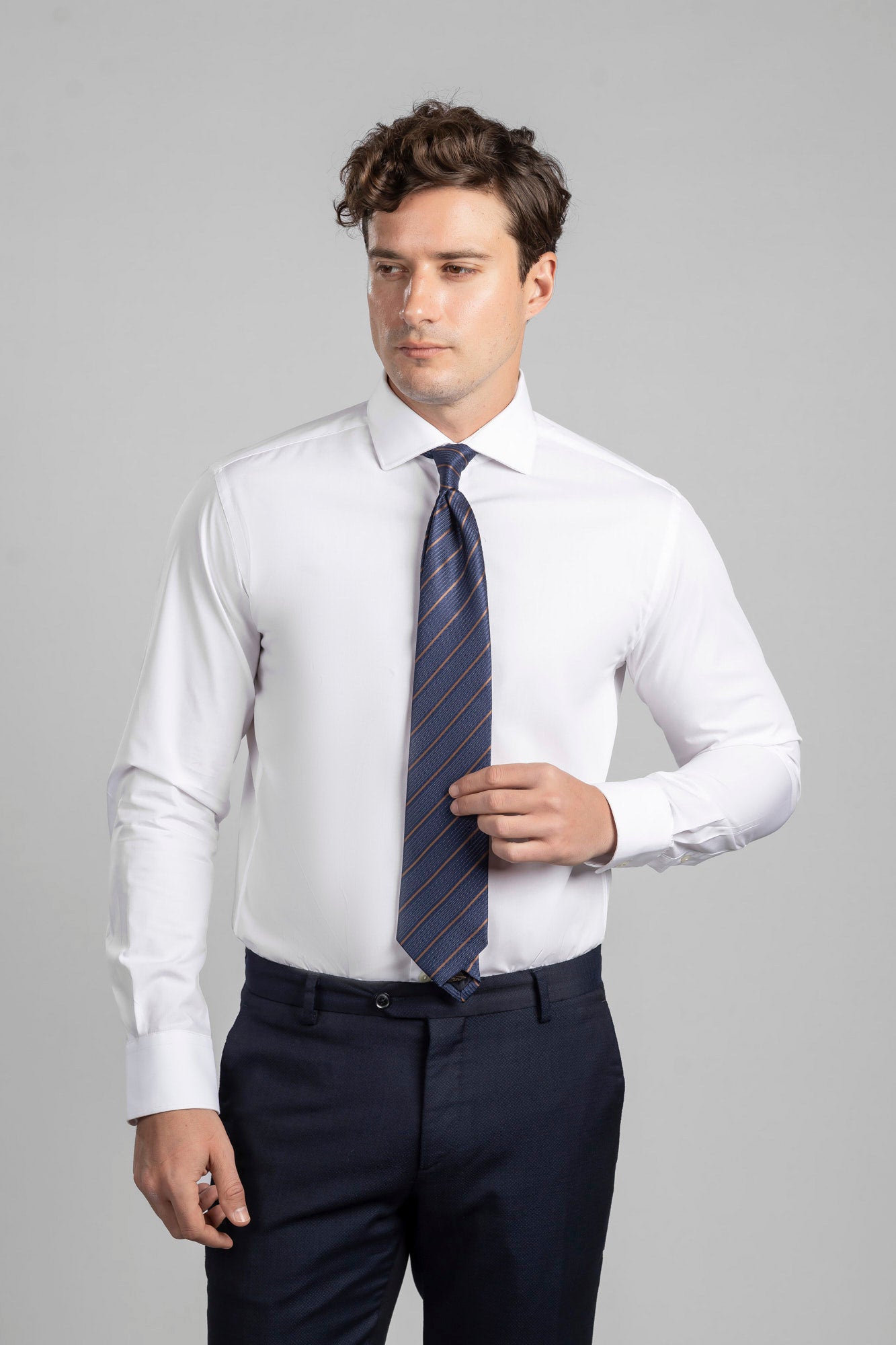 White Poplin Shirt - Regular Fit