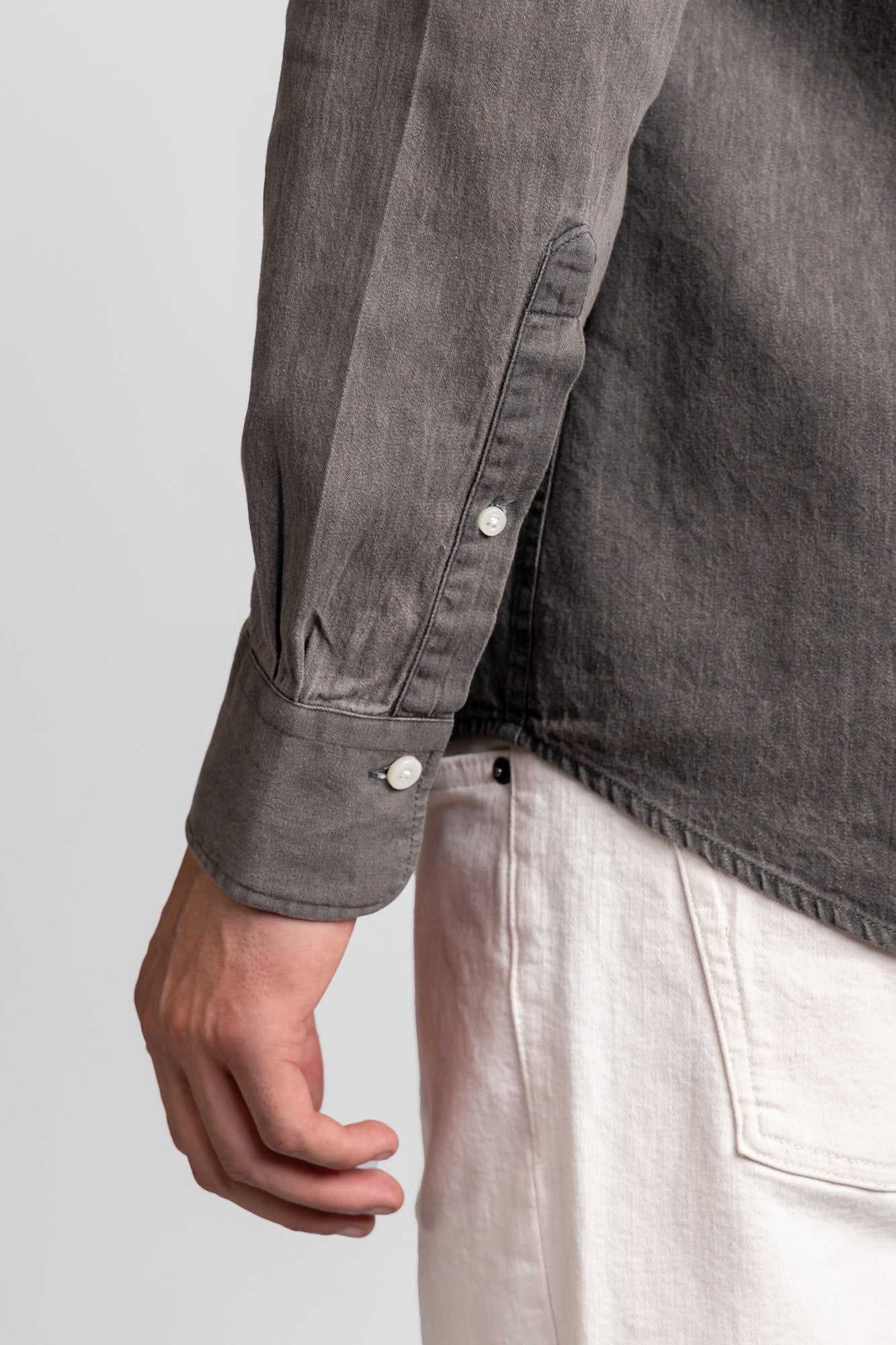 Cutaway Denim Shirt