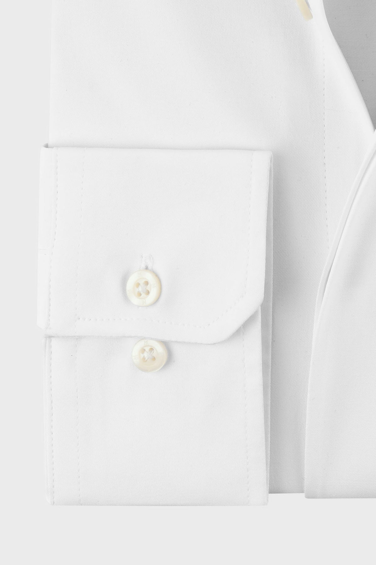 Twill Stretch Hidden Placket Shirt