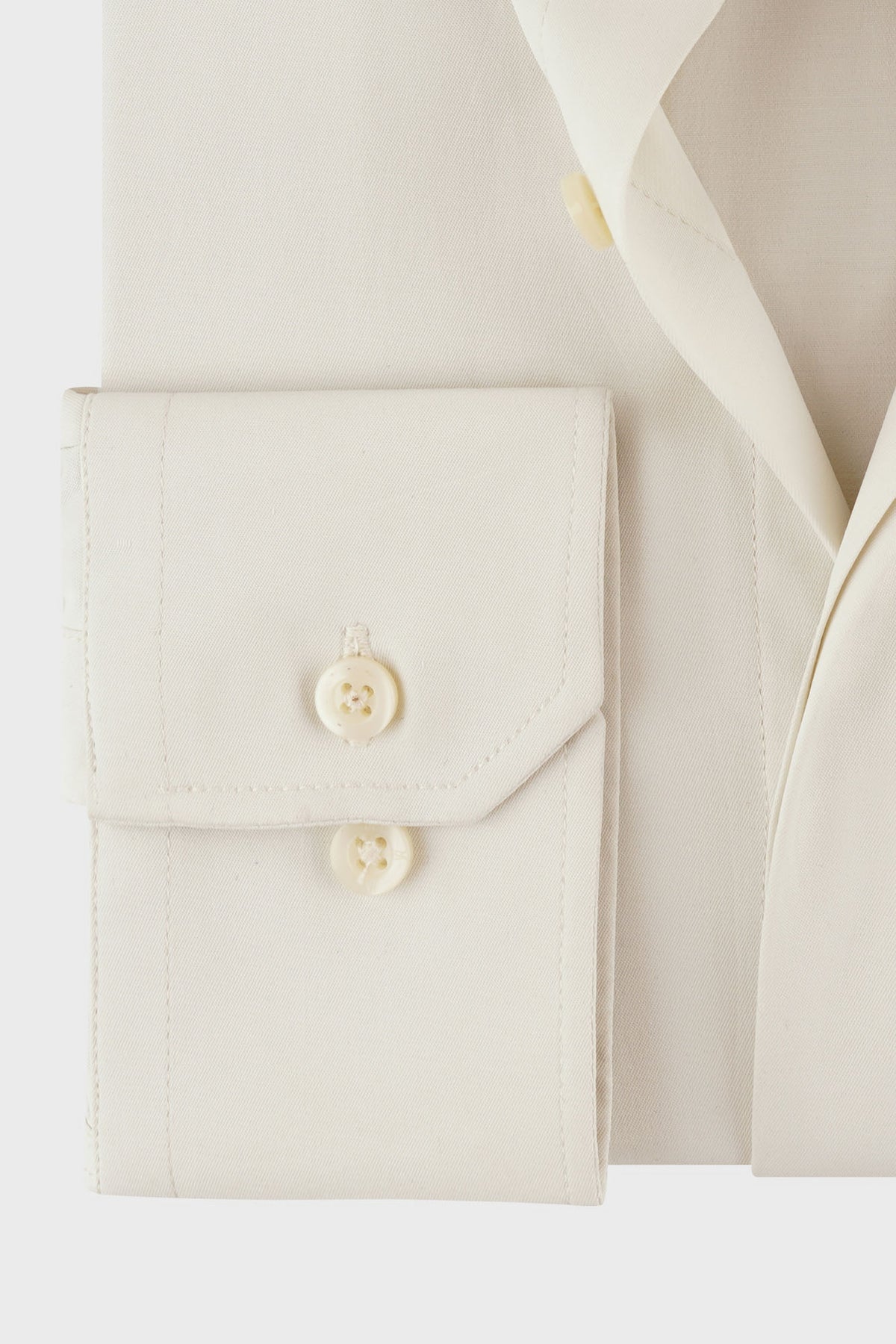 Twill Stretch Hidden Placket Shirt