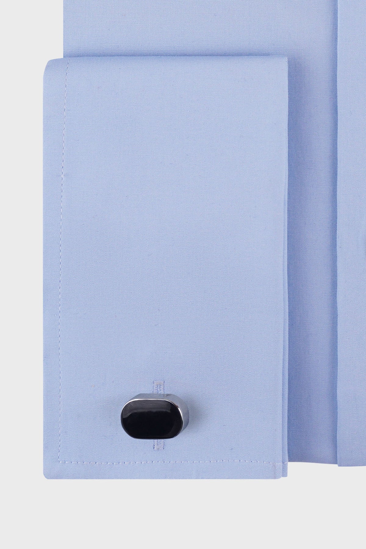 Poplin Stretch Double Cuff Shirt - Slim Fit