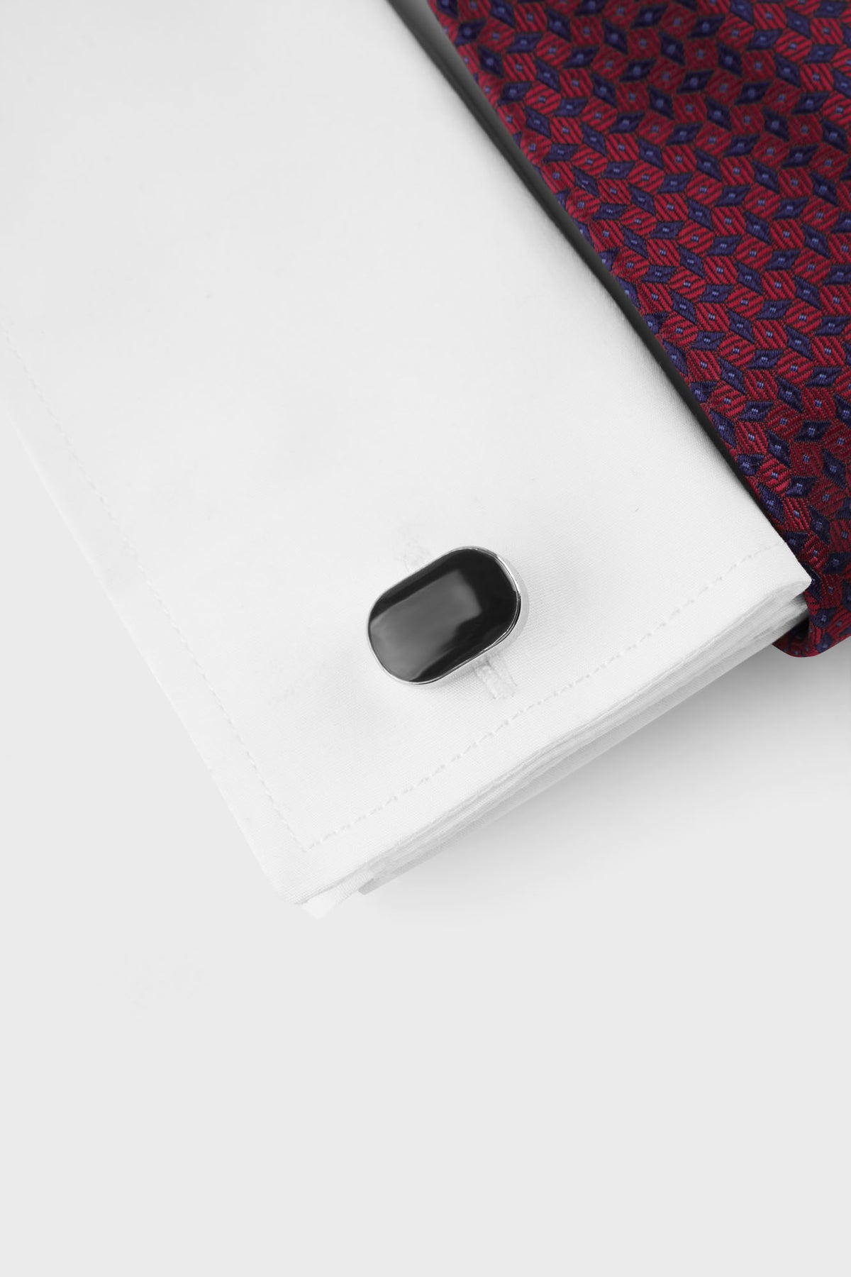 White Poplin Double Cuff Shirt - Regular Fit
