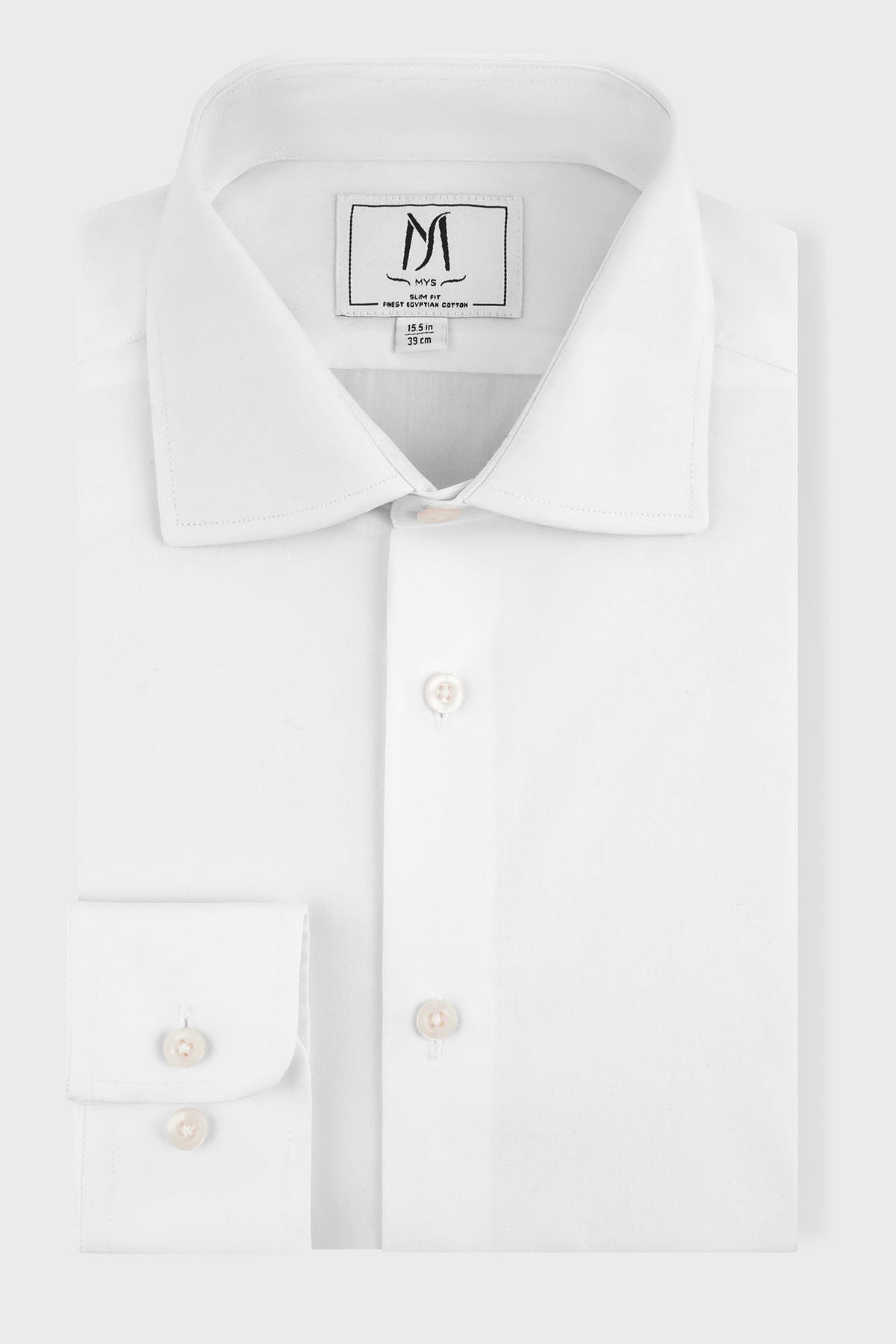 White Poplin Shirt - Slim Fit