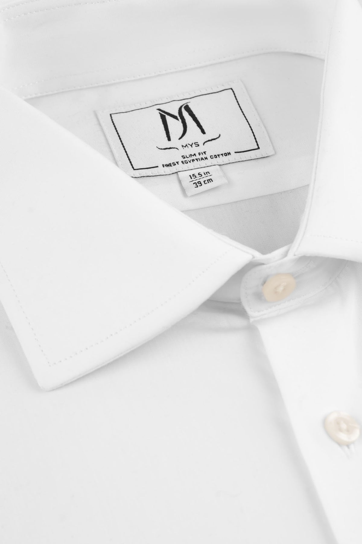 White Poplin Shirt - Slim Fit