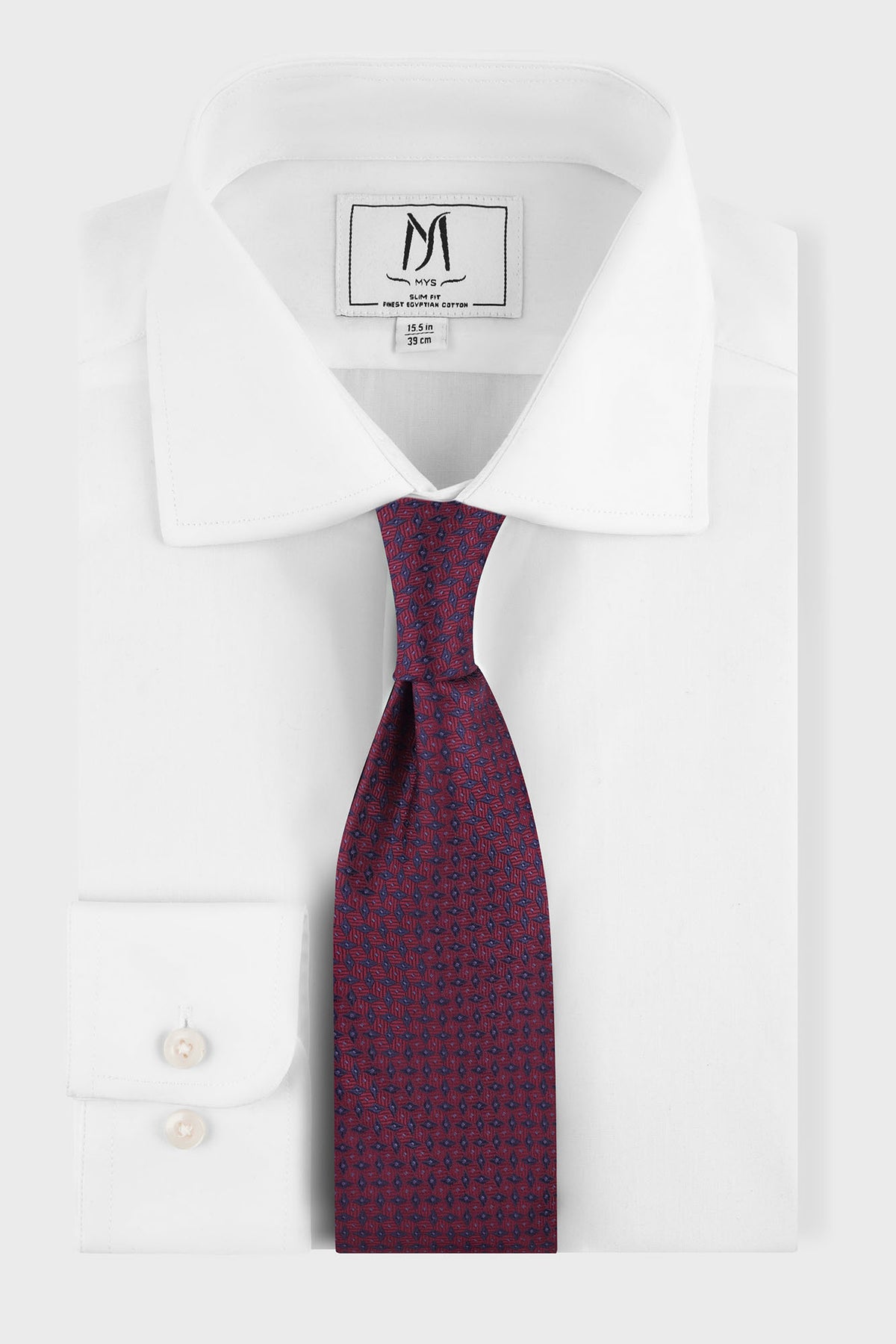 White Poplin Shirt - Slim Fit