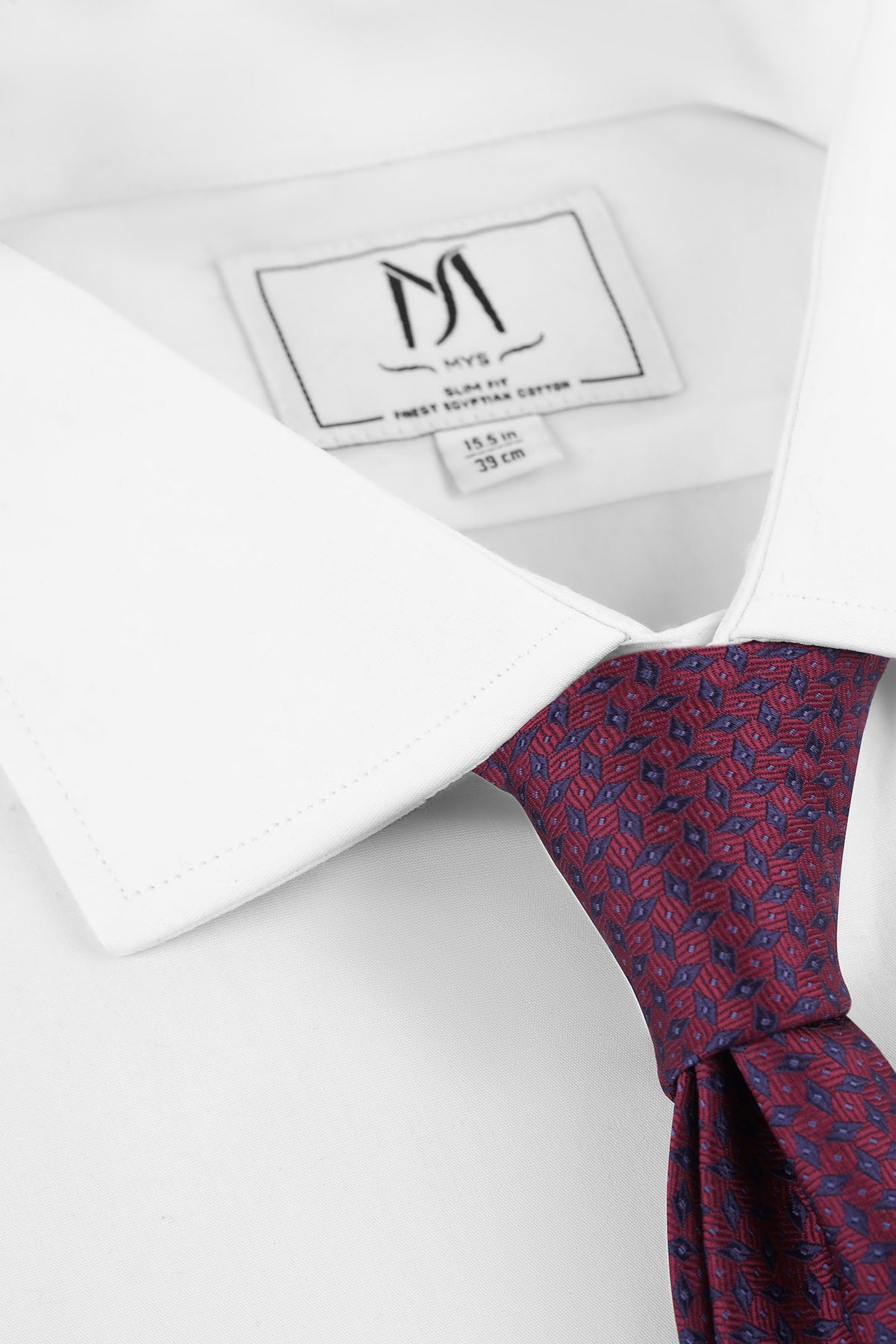 White Poplin Shirt - Slim Fit
