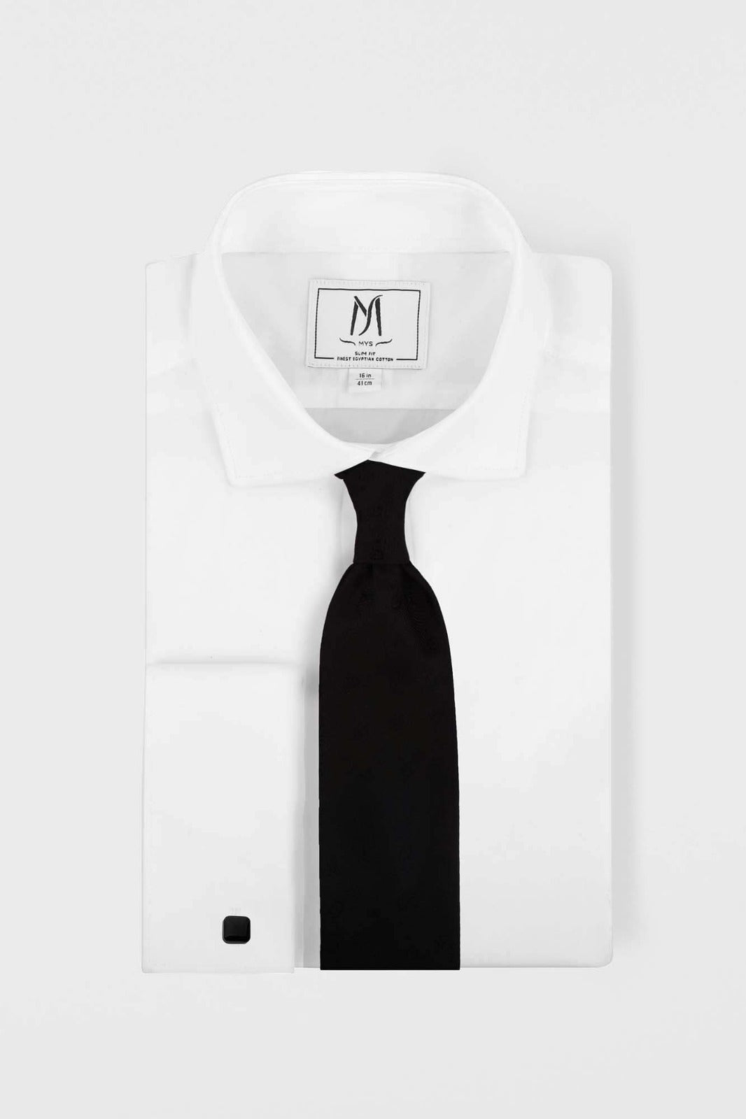 Poplin Double Cuff Shirt - Slim Fit
