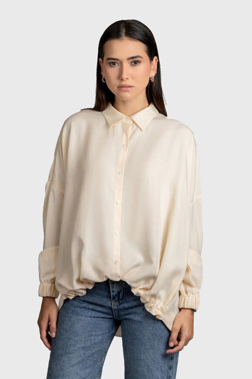 Tencel Hem Tie Shirt