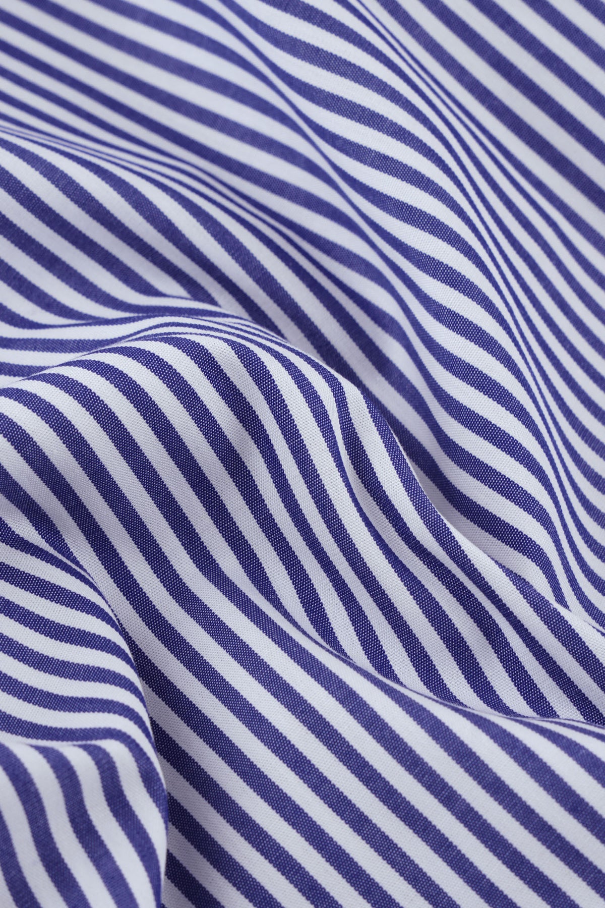 Striped Poplin Cutaway Shirt - Slim Fit